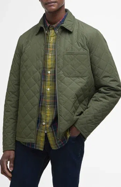 Barbour Filey Ultralight Quilted Jacket In Green