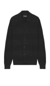 Barbour Filley Knitted Cardigan In Black