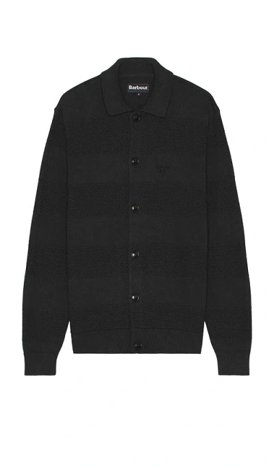 Barbour Filley Knitted Cardigan In Black