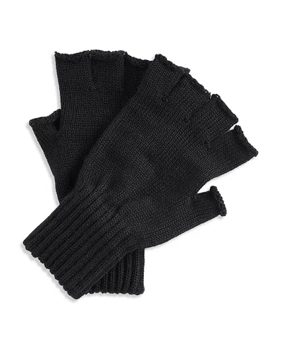 Barbour Fingerless Gloves In Black