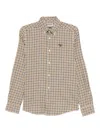 Barbour Finkle Tailored Shirt Shirts Multicolor In Yellow