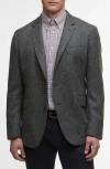Barbour Firth Moons Wool Herringbone Sport Coat In Gray