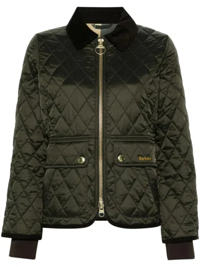 Barbour Beadnell Fitted Quilted Jacket In Black
