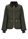 Barbour Fitted Beadnell Quilt Jacket In Green