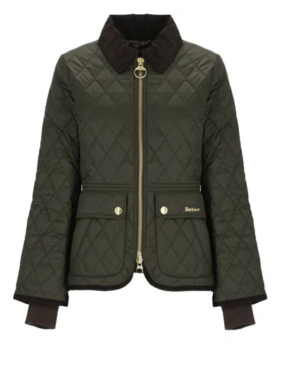 Barbour Beadnell Fitted Quilted Jacket In Black