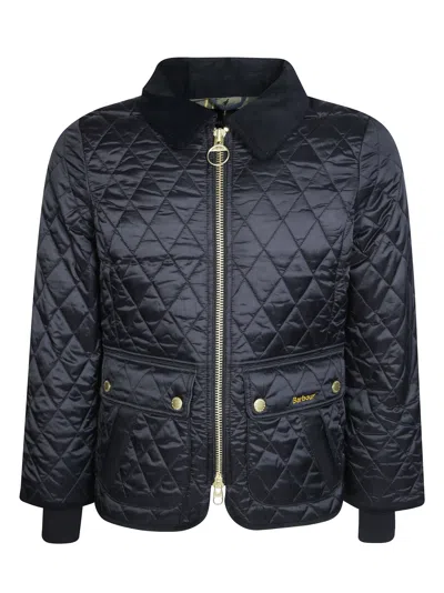 Barbour Fitted Beadnell Quilted Jacket In Black