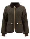 Barbour Beadnell Green Fitted Jacket In Green