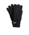 Barbour Five-finger Gloves In Black