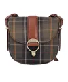 Barbour Elm Tartan Crossbody Bag In Brown