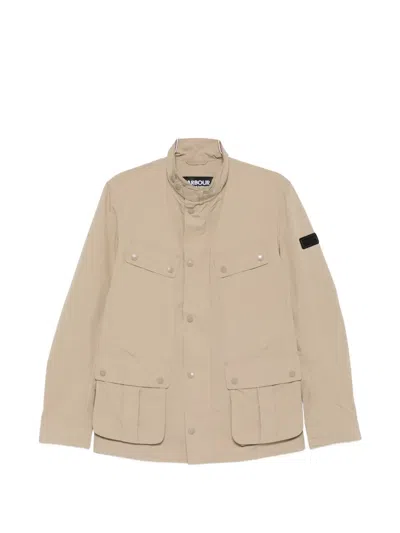 Barbour Flap-pocket Jacket In Brown