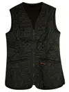 Barbour 'betty' Fleece Lined Quilted Liner In Olive