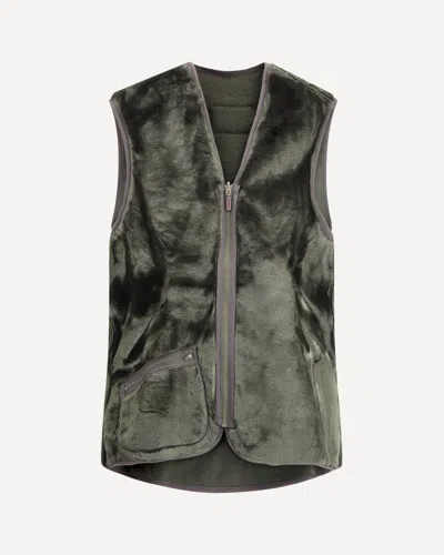 Barbour Fleece Vest In Green