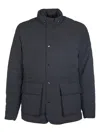 Barbour Fleetham Puffer Jacket In Black