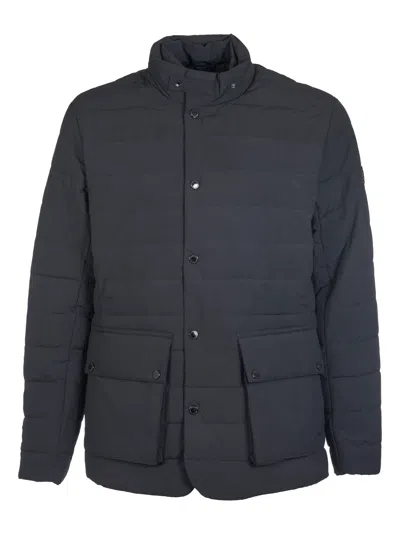 Barbour Fleetham Puffer Jacket In Black