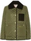 Barbour Moss Green Quilted Jacket In Green