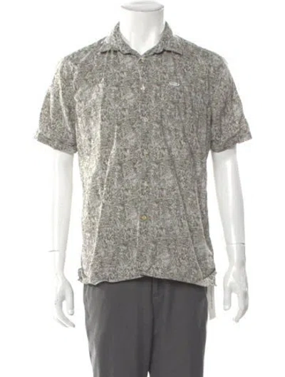 Pre-owned Barbour Floral Print Short Sleeve Shirt In Multi