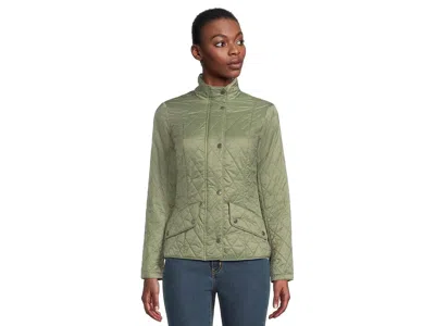 Barbour Flyweight Cavalry Quilt In Green