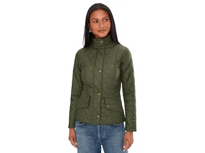 Barbour Flyweight Cavalry Quilted Jacket In Green