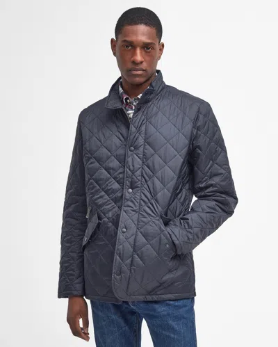 Barbour Flyweight Chelsea Mens Quilted Jacket In Black