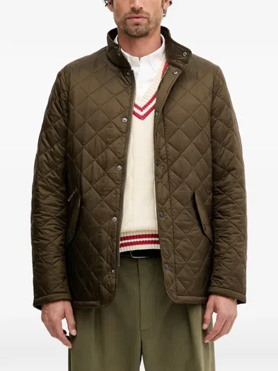 Barbour Flyweight Chelsea Quilt Jacket In Brown