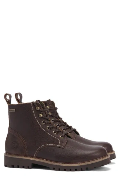 Barbour Macdui Lace-up Boots In Dark Brown