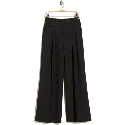 Barbour Francis High Waist Wide Leg Pants In Black