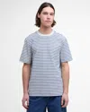 Barbour Frensham Mens Striped T-shirt In Blue
