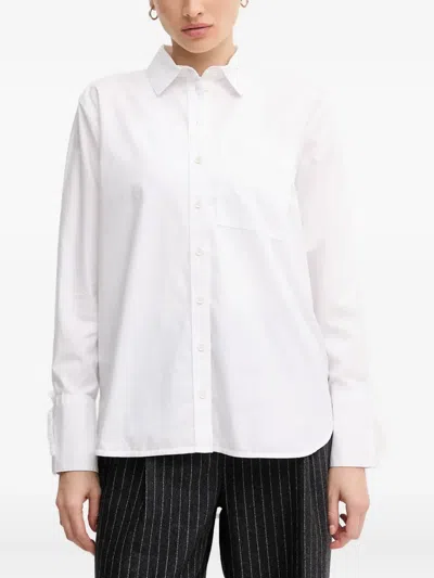 Barbour Freya Buttoned Top In White