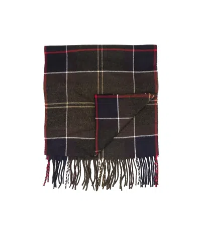 Barbour Fringed Scarf In Black