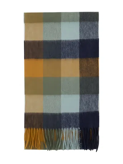 Barbour Fringed Scarf In Multi