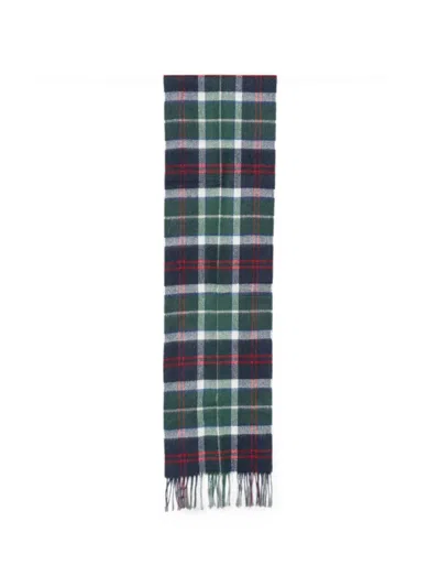 Barbour Fringed Scottish Scarf In Multi