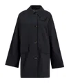 Barbour Front Button Jacket In Black