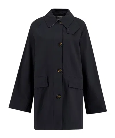 Barbour Front Button Jacket In Black
