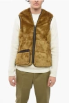 BARBOUR FRONT ZIPPED REVERSIBLE ECO-FUR VEST