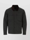 BARBOUR FUNCTIONAL COTTON JACKET WITH FLAP POCKETS AND QUILTED SLEEVES