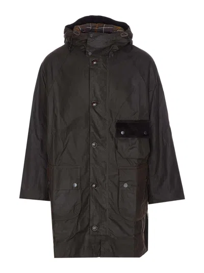 BARBOUR ARCHIVE OLIVE SOLWAY TRENCH