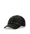 Barbour Water-repellent Tartan Darwen Cap In Green