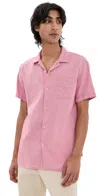 Barbour Garment Dyed Nelson Regular Fit Shirt True Pink In True Pink
