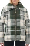 Barbour Germaine Tartan Quilted Puffer Jacket In Ancient Poplar Tartan