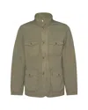 Barbour Ogston Bleached Olive Casual Jacket In Ol11