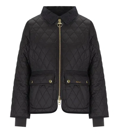 Barbour Giacca Fitted Beadnell Nera  In Black