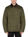 Barbour Heritage Liddesdale Quilted Jacket In Green