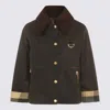 Barbour Green Cotton Casual Jacket In Brown