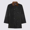 Barbour Stylish Outerwear Featuring Corduroy Collar And Flap Pockets In Green
