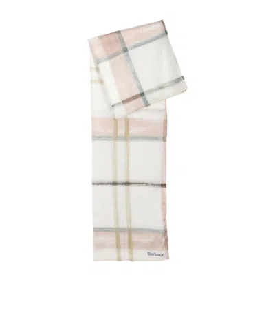 Barbour Gianna Plaid Scarf In Yellow