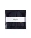 Barbour Gift Set Carlton Fleck Blu Navy In Black