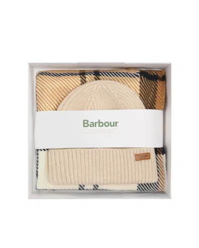 Barbour Gift Set Pendle Hessian Navy In Neutral