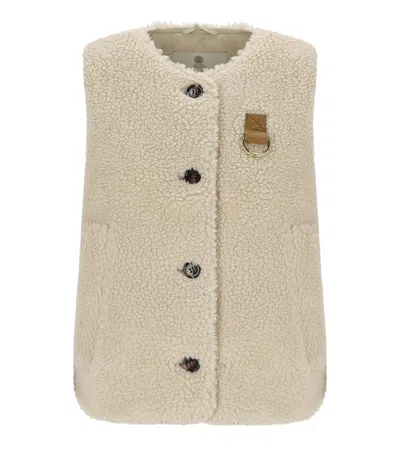Barbour Gilet Bowes Cream  In Gray