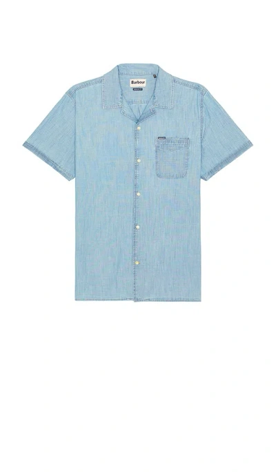 Barbour Gipton Summer Fit Shirt In Blue