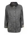 Barbour Giubbino Cerato ''classic Beadnell'' Verde Oliva In Ol71